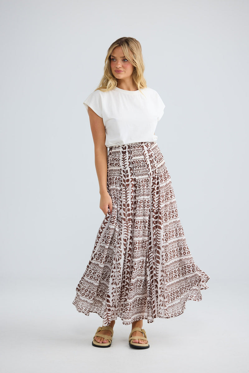 Balmoral Skirt - Chocolate Paro