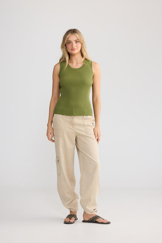 Talisman Jennie Tank - Khaki