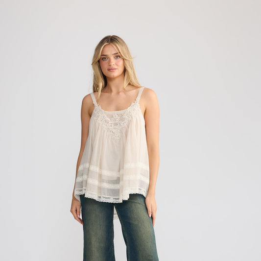 Talisman Lilibeth Top - Stone