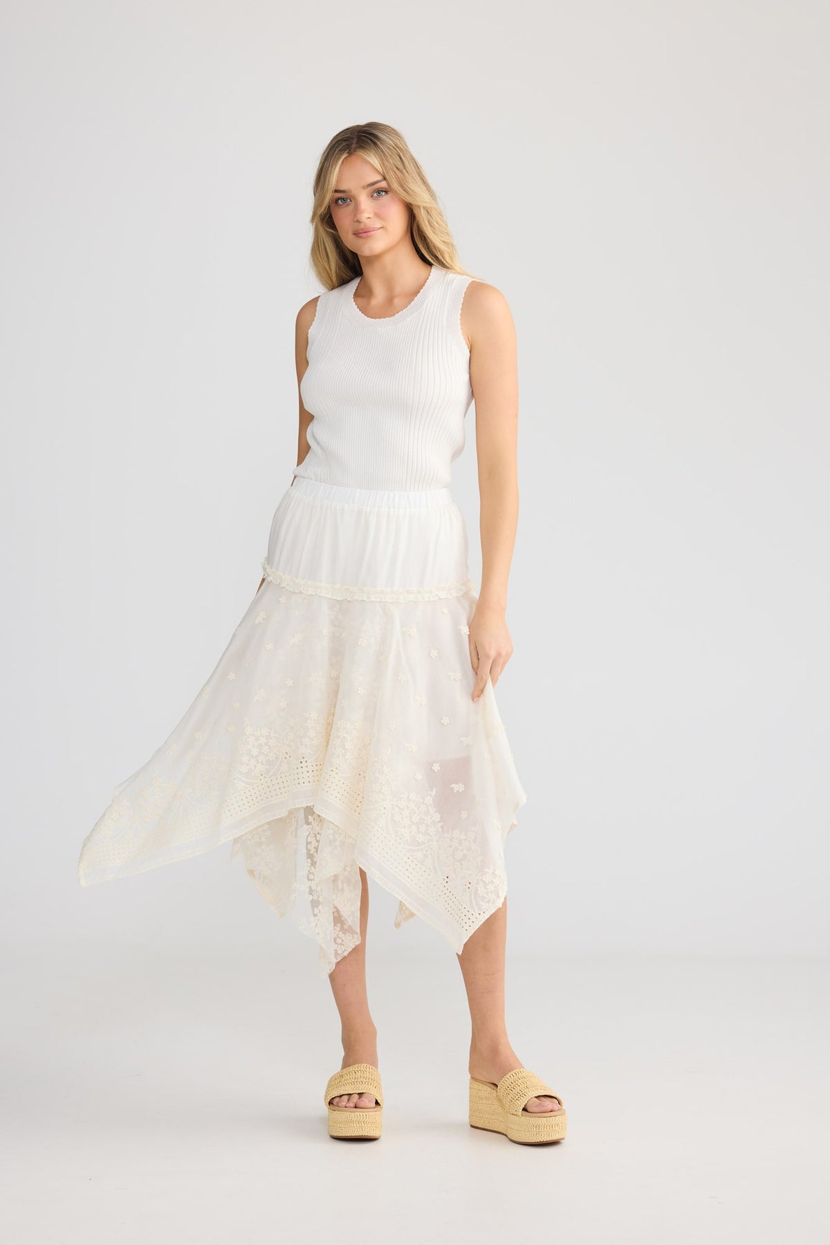 Talisman Rumi Skirt - Ivory