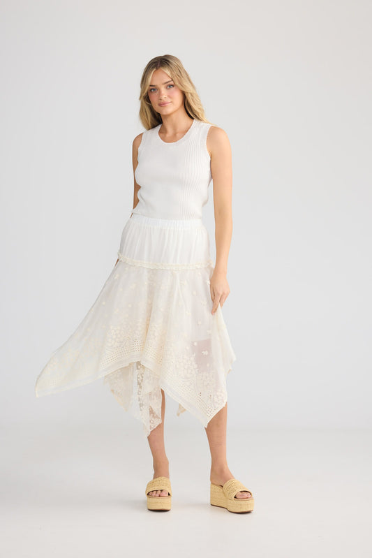 Talisman Rumi Skirt - Ivory