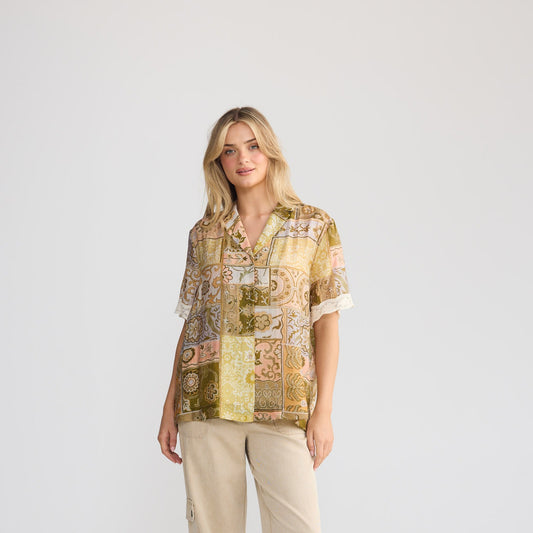 Talisman Palm Springs Shirt - Summer Harvest Patch