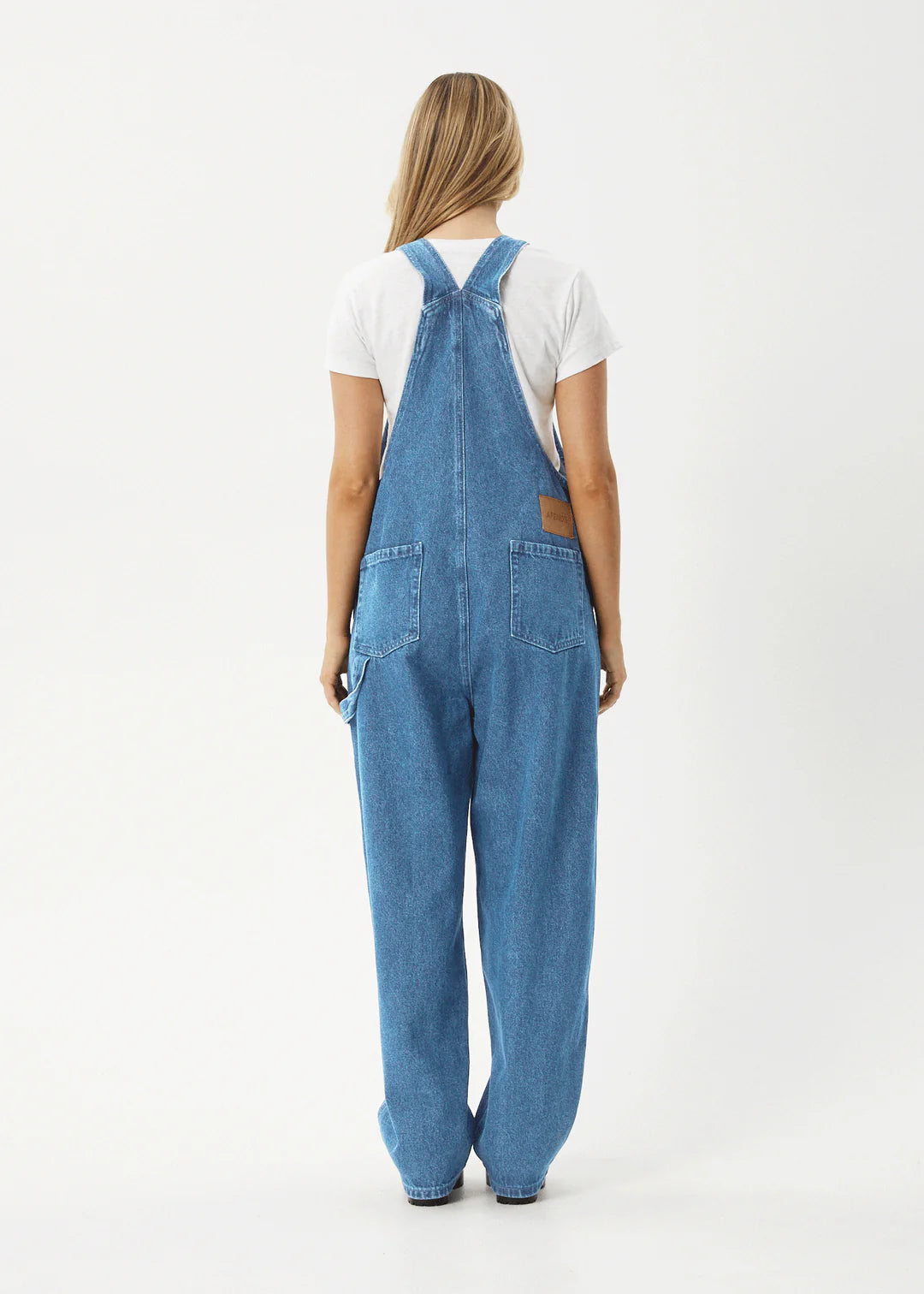 Louis Denim Oversized Overalls - Worn Blue