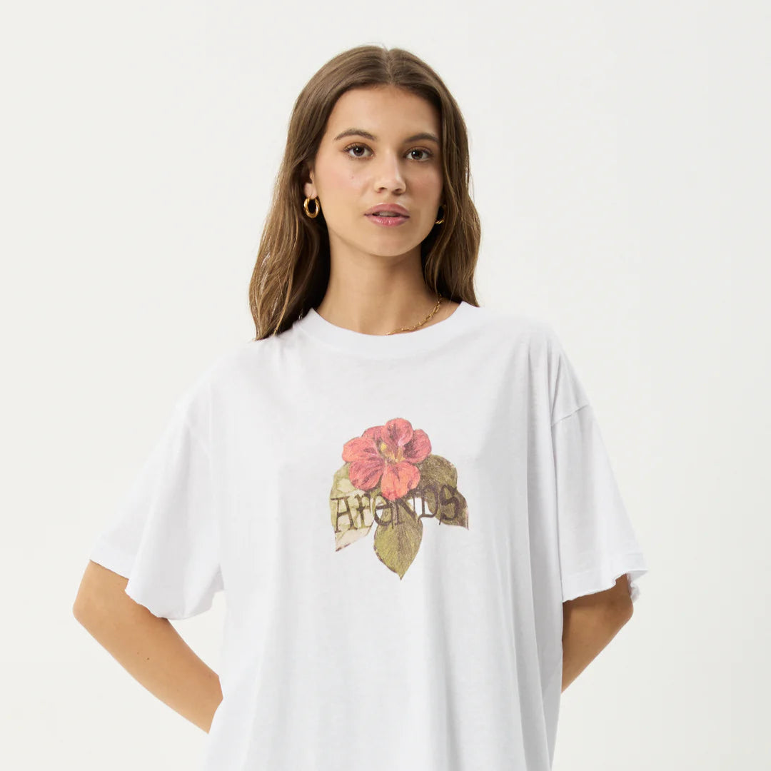 Wildflower Oversized Tee - White