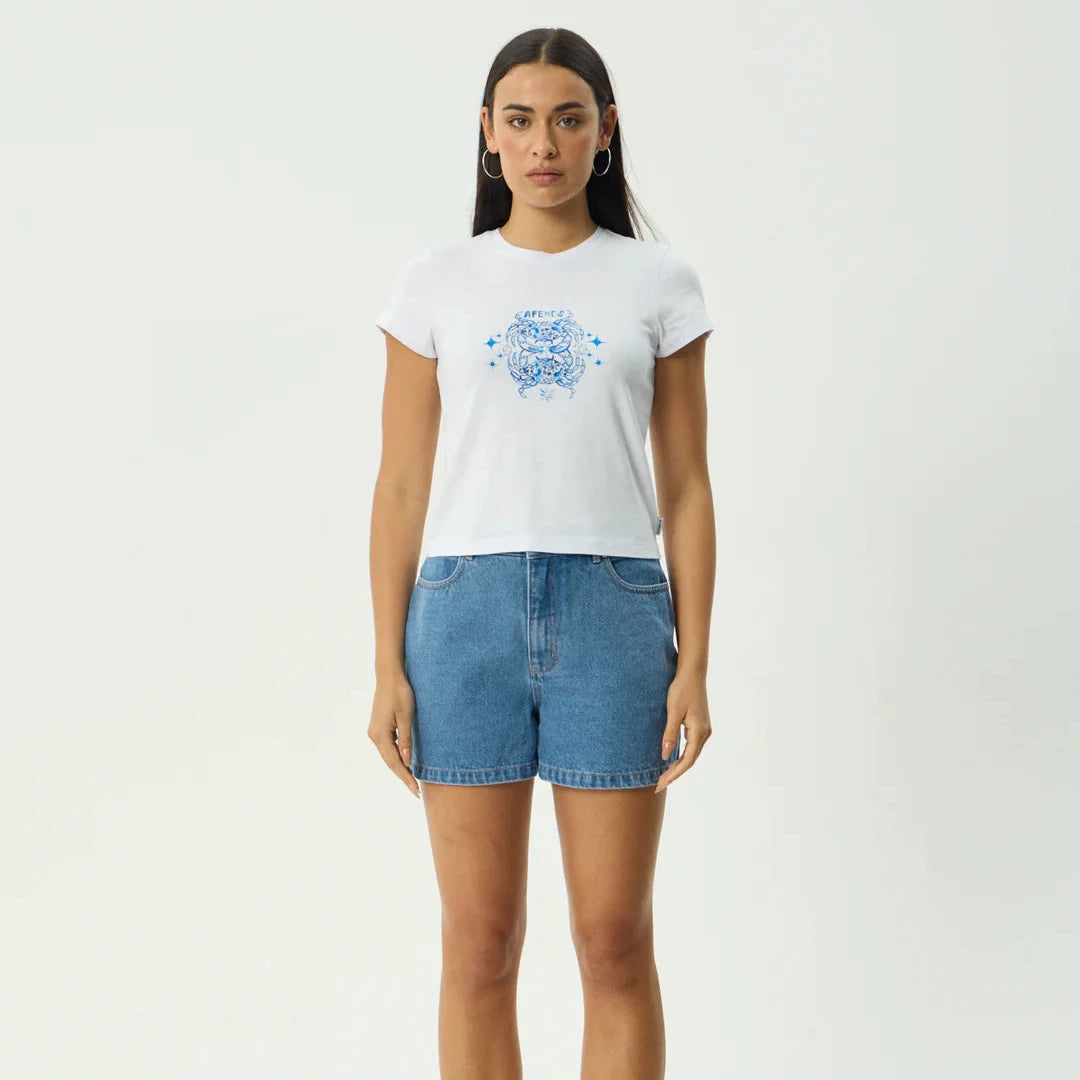 Tropic of Cancer Recycled Baby Tee - White