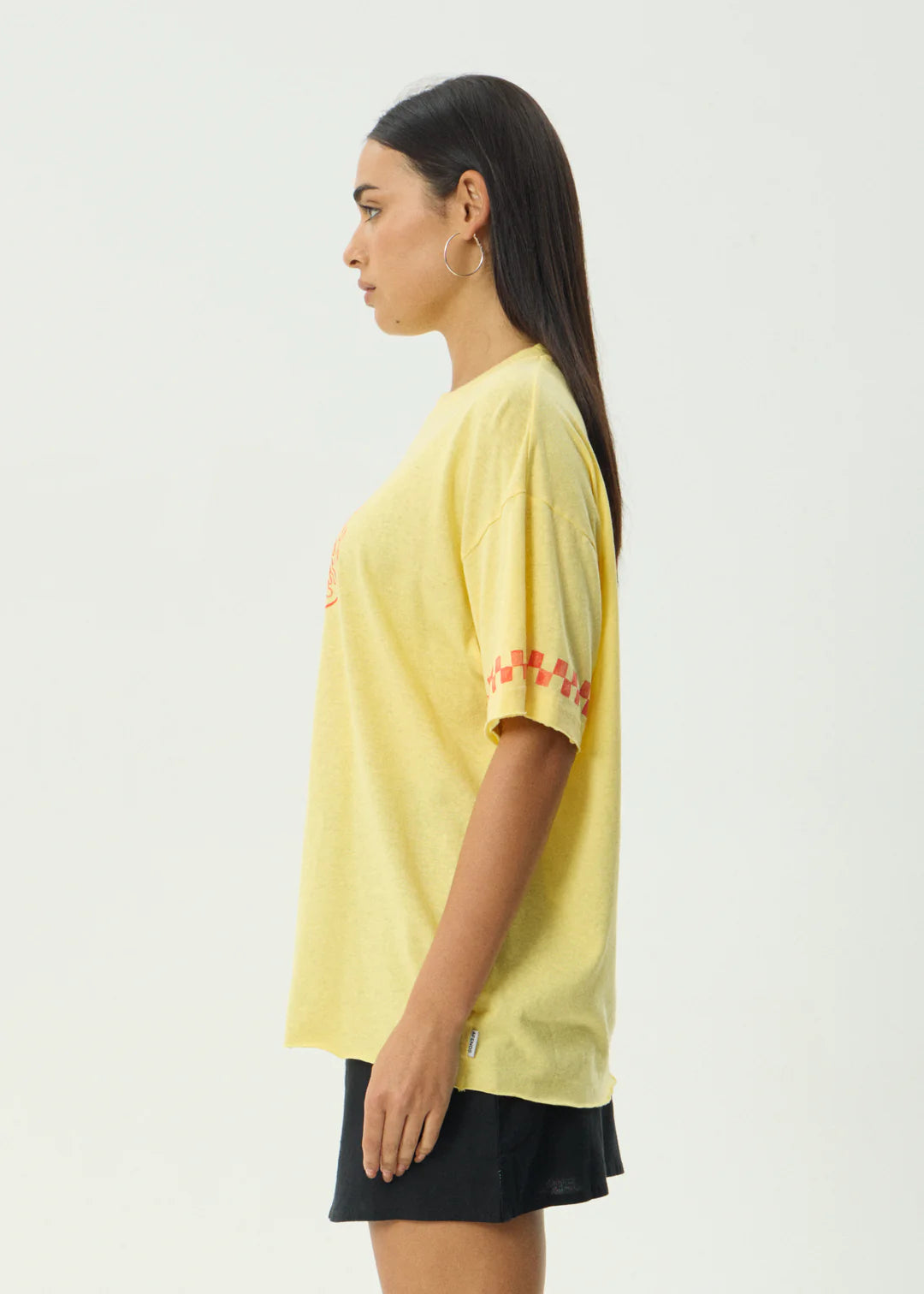 Calda Hemp Oversized Tee - Lemon