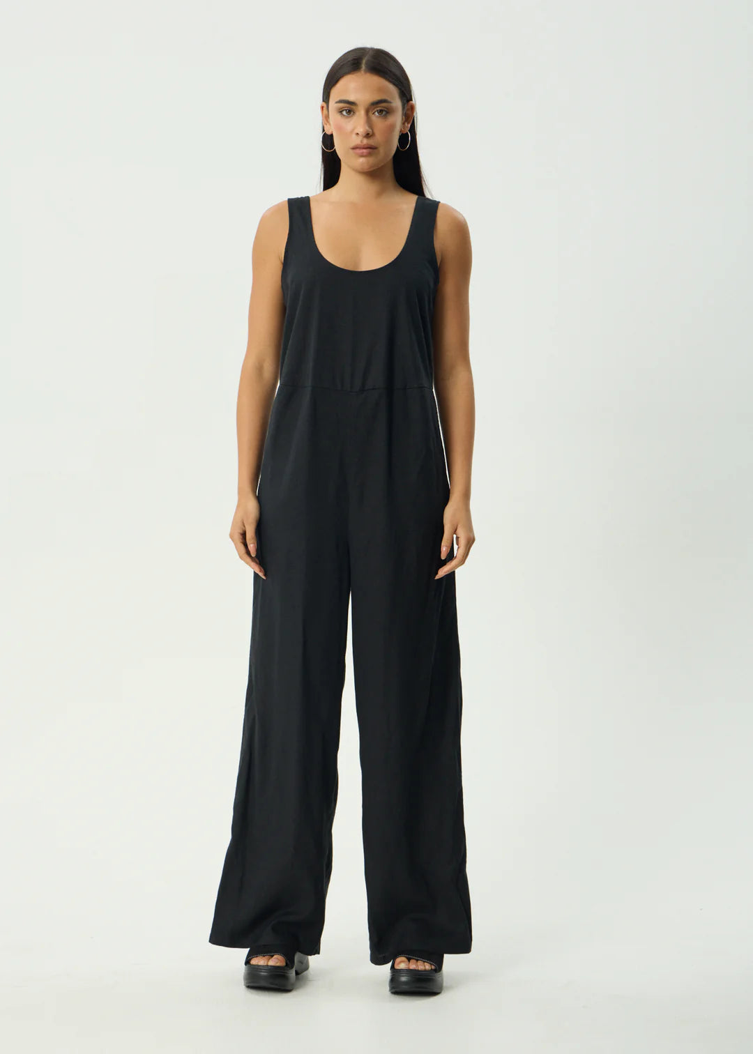 Jesse Hemp Jumpsuit - Black