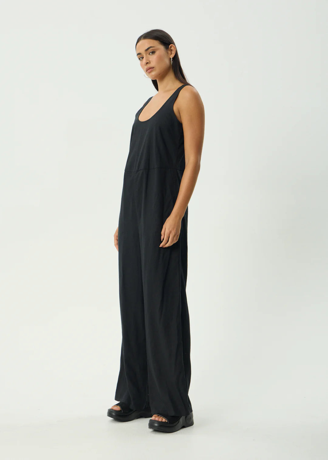 Jesse Hemp Jumpsuit - Black