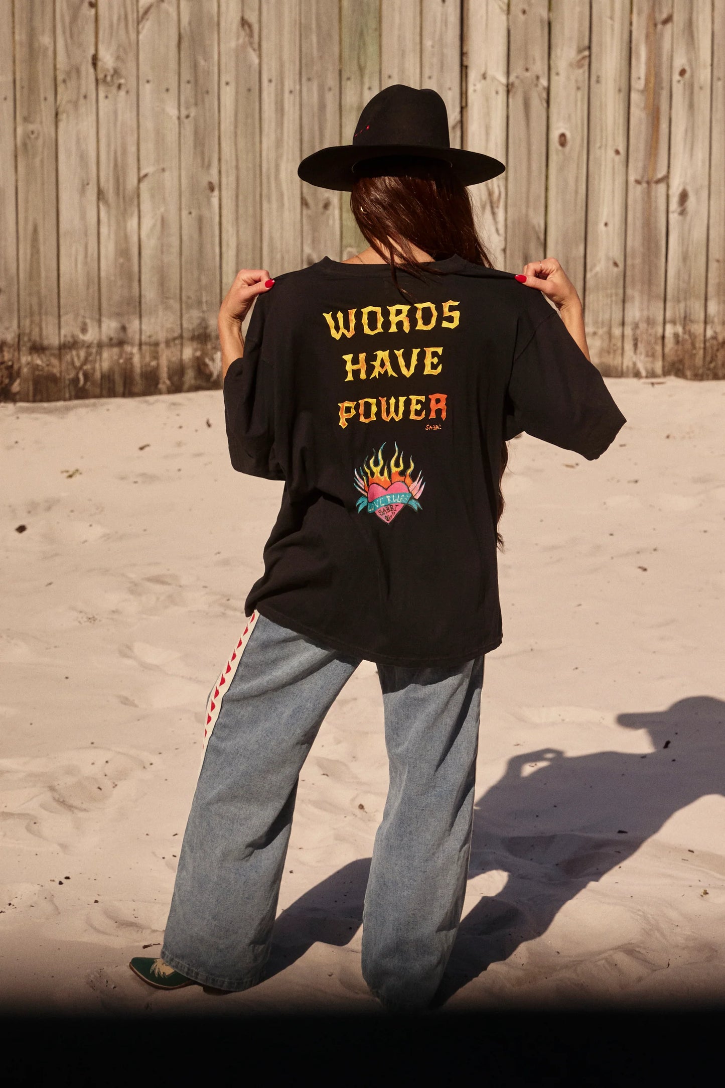 The Words Have Power Tee - Black