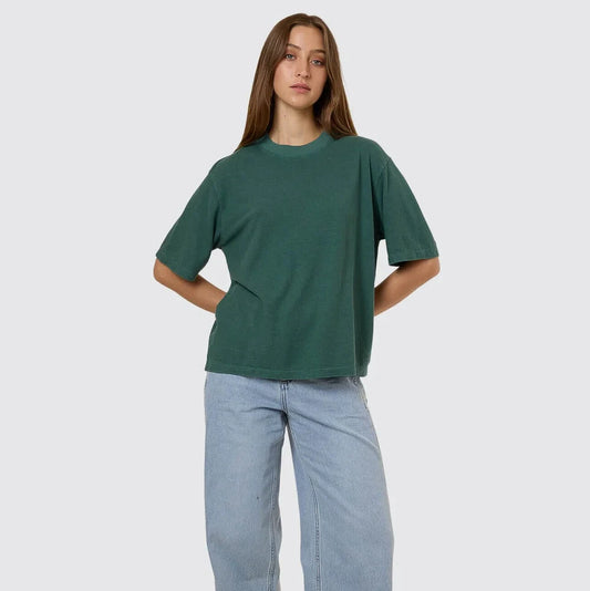 Hemp Square Tee - Sea Pine