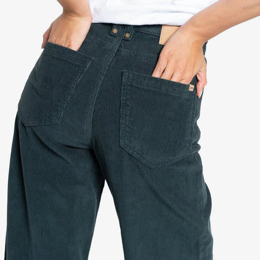 Holly Cord Pant - Vista Green