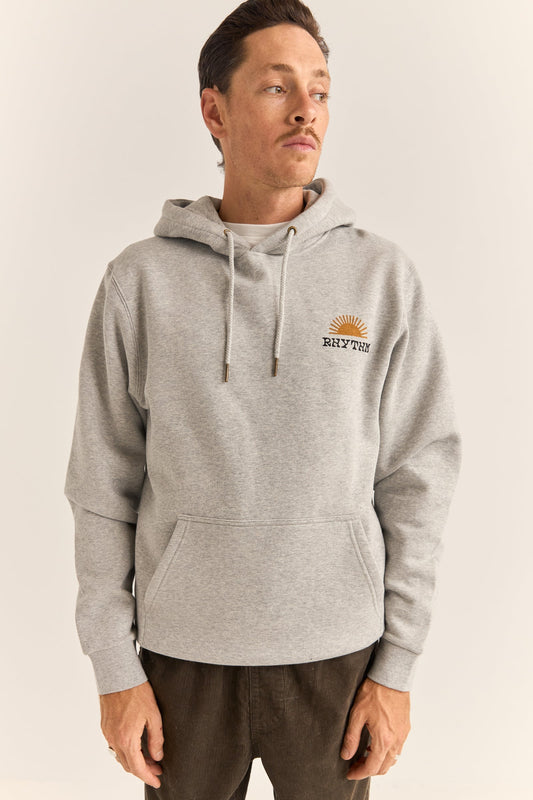 Awake Fleece Hood - Grey Heather