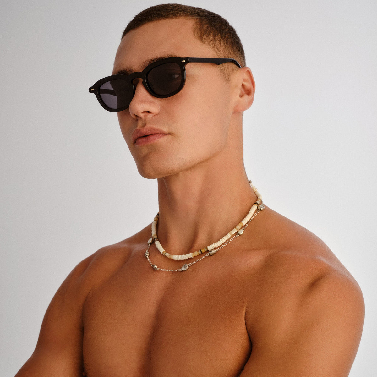 Heart Throb Sunglasses - Black Polarised