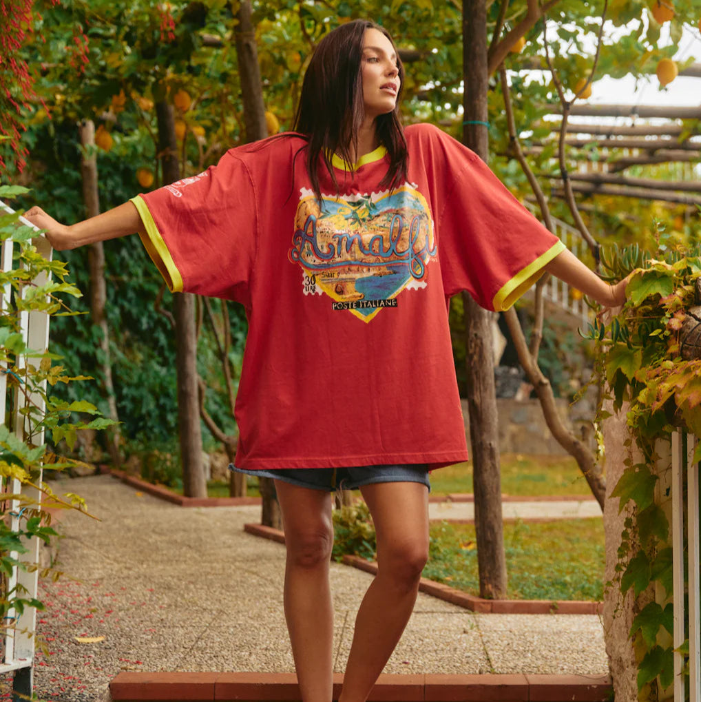 The Amalfi Love Notes Tee - Red