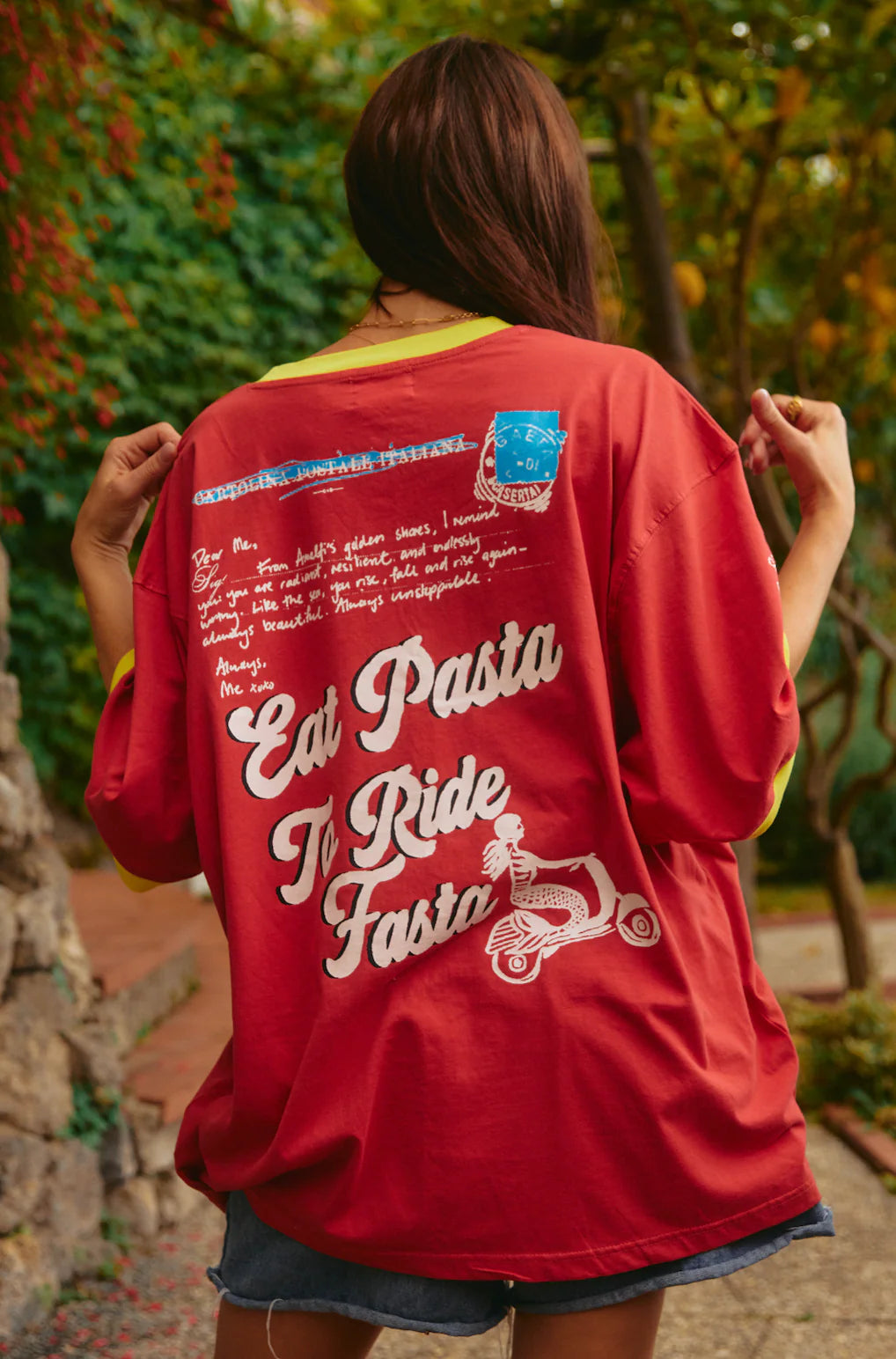 The Amalfi Love Notes Tee - Red