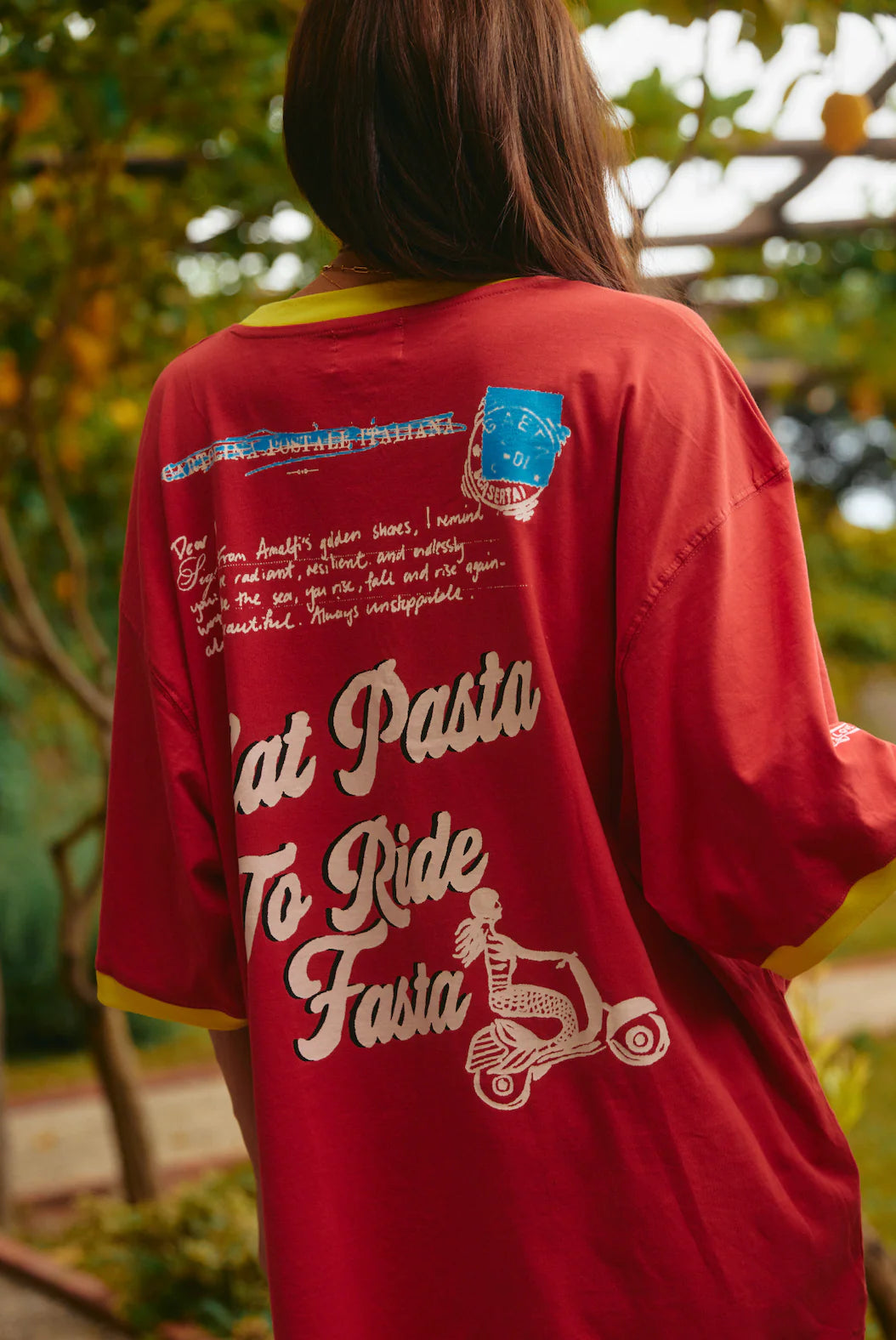 The Amalfi Love Notes Tee - Red
