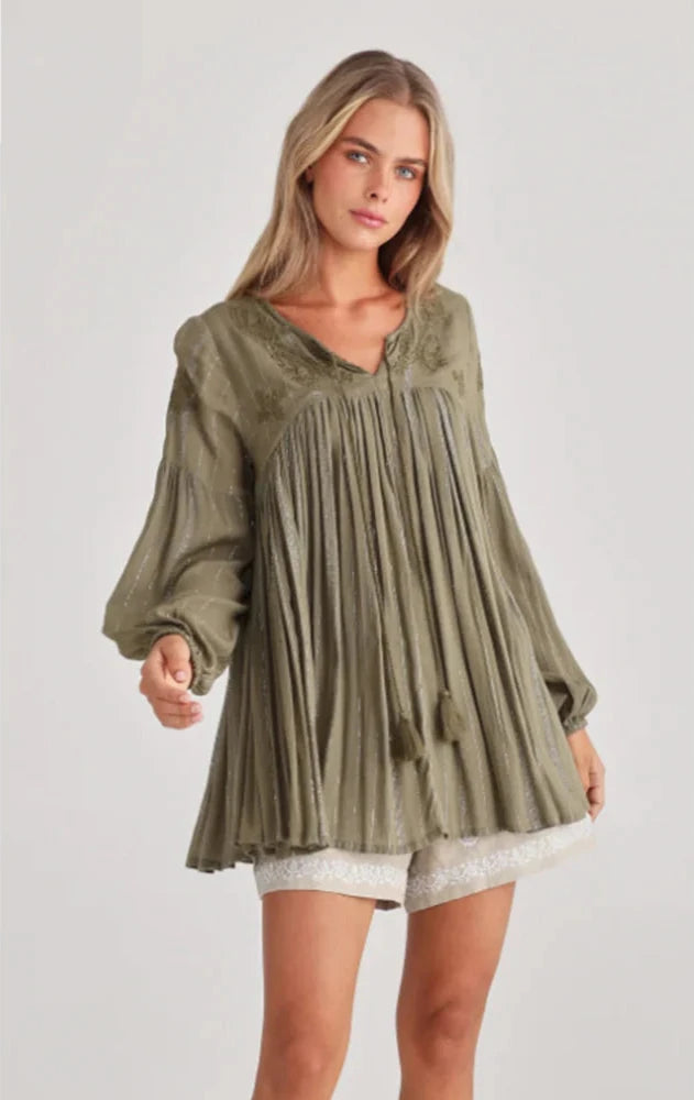 Angel Blouse - Olive Durex