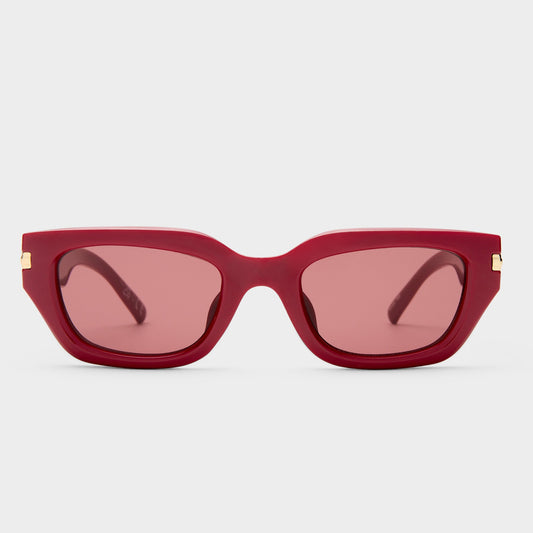 Cubito Sunglasses - Burgundy