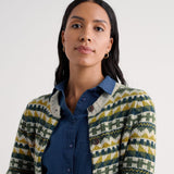 Dawson Pick Fairisle Cardigan - Zig Zag Geo Alpine Galley Mix