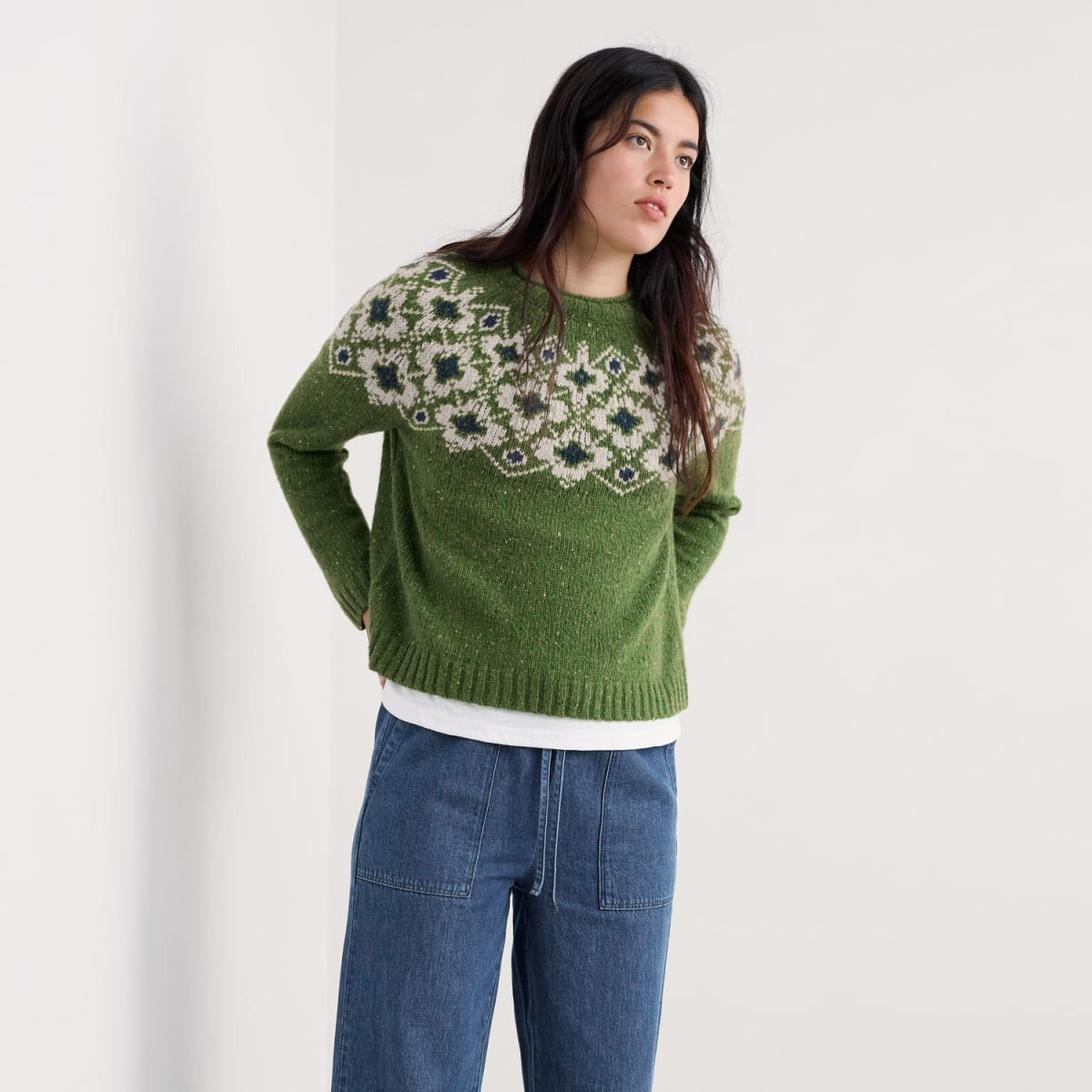 Johanna Jumper - Helianthus Cedar Green Mix