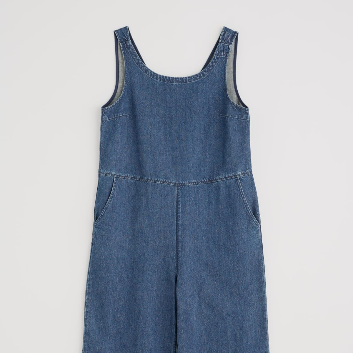Salt Air Jumpsuit - Mid Wash