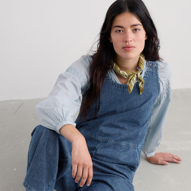 Salt Air Jumpsuit - Mid Wash