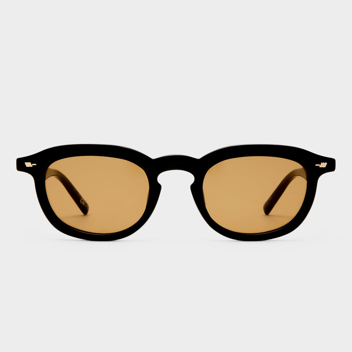 Heart Throb Sunglasses - Black Brown Lens