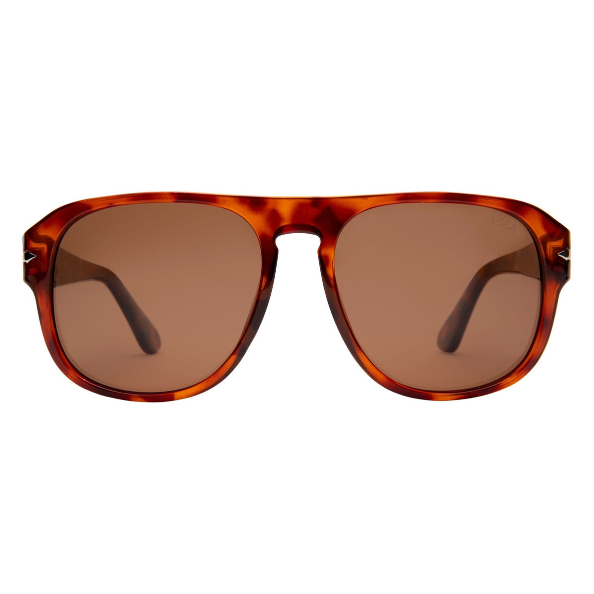 I-SEA Bayside sunglasses, honey tort frame with brown polarised lens