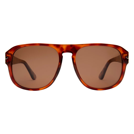 I-SEA Bayside sunglasses, honey tort frame with brown polarised lens