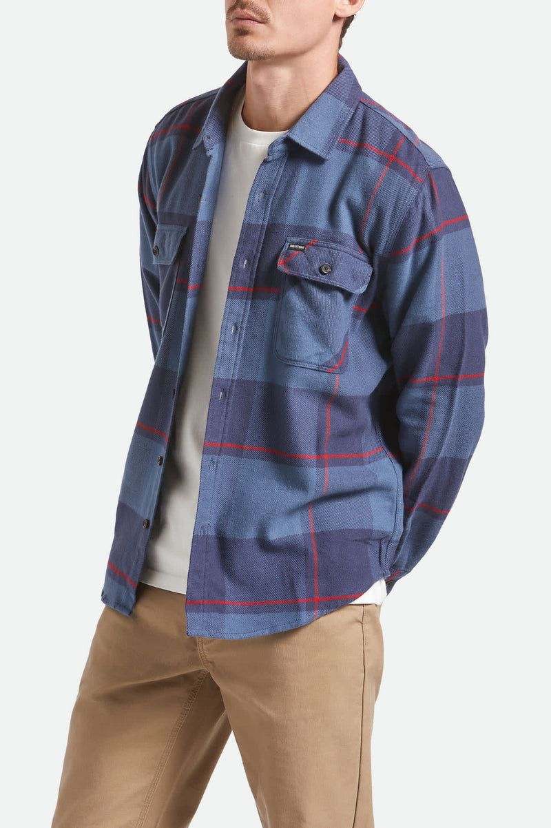 Bowery Flannel - Bering Sea / Mood Indigo / Adrenal