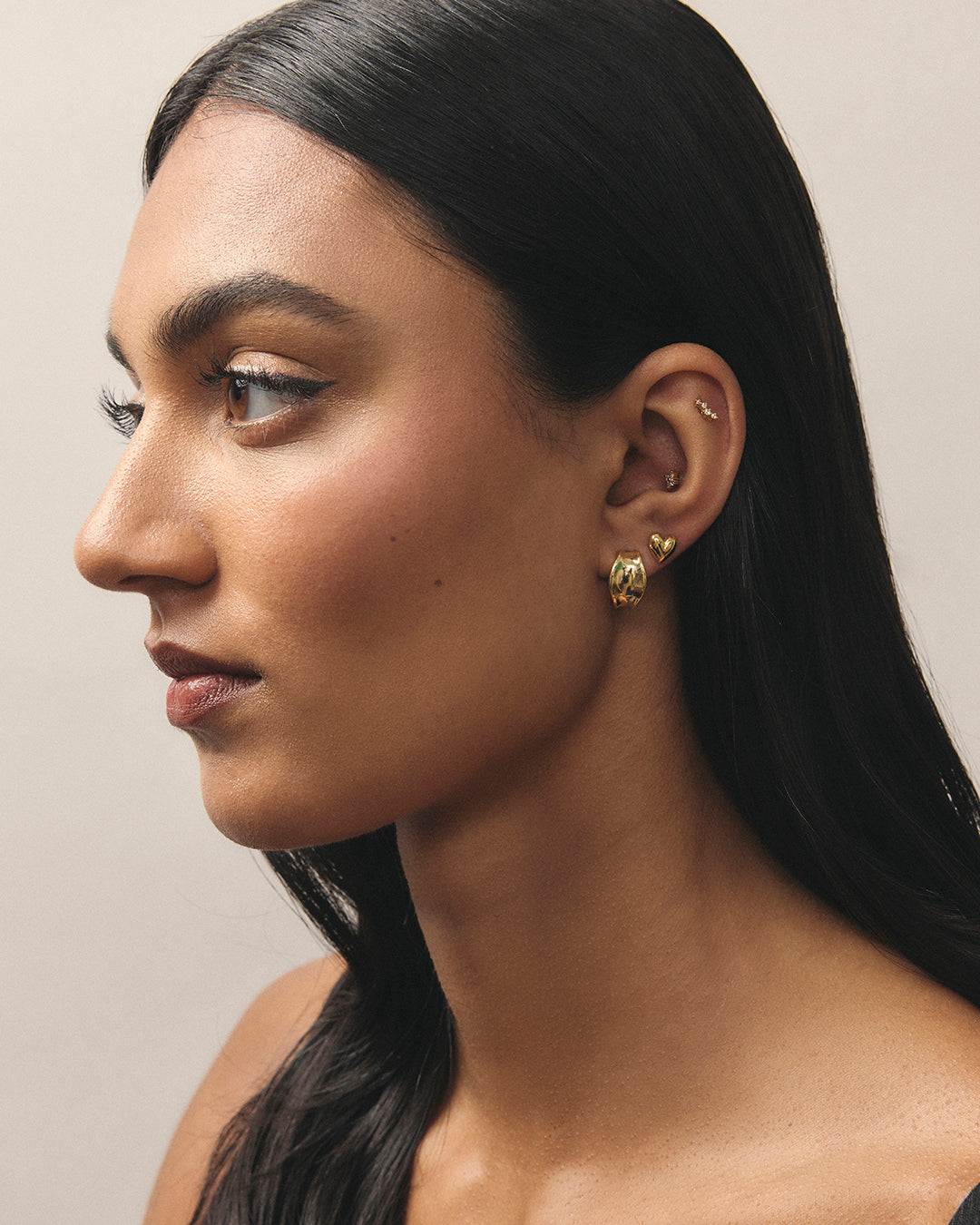 Anouk Earrings - Gold at Reborn Code