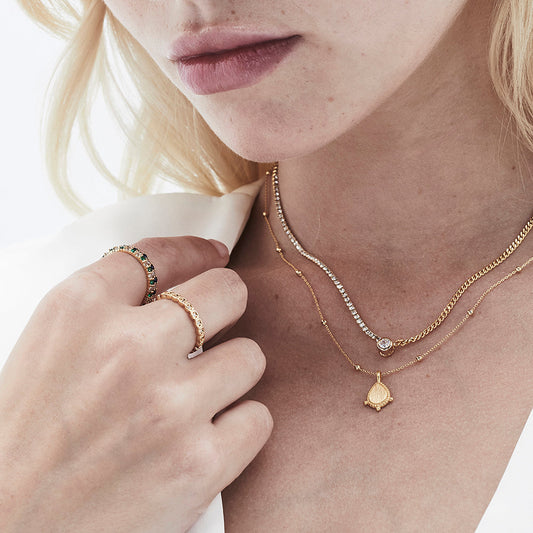 Leora Necklace - Gold at Reborn Code