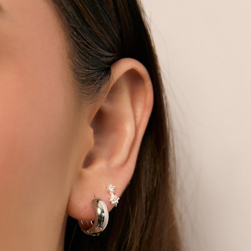 Bonnie Silver Stud Earrings