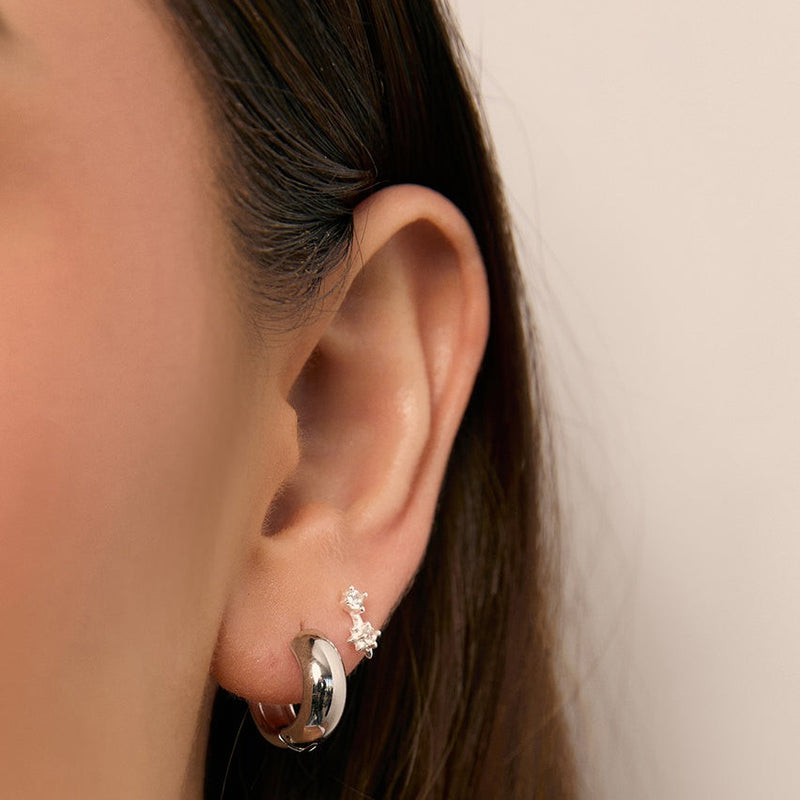 Bonnie Silver Stud Earrings