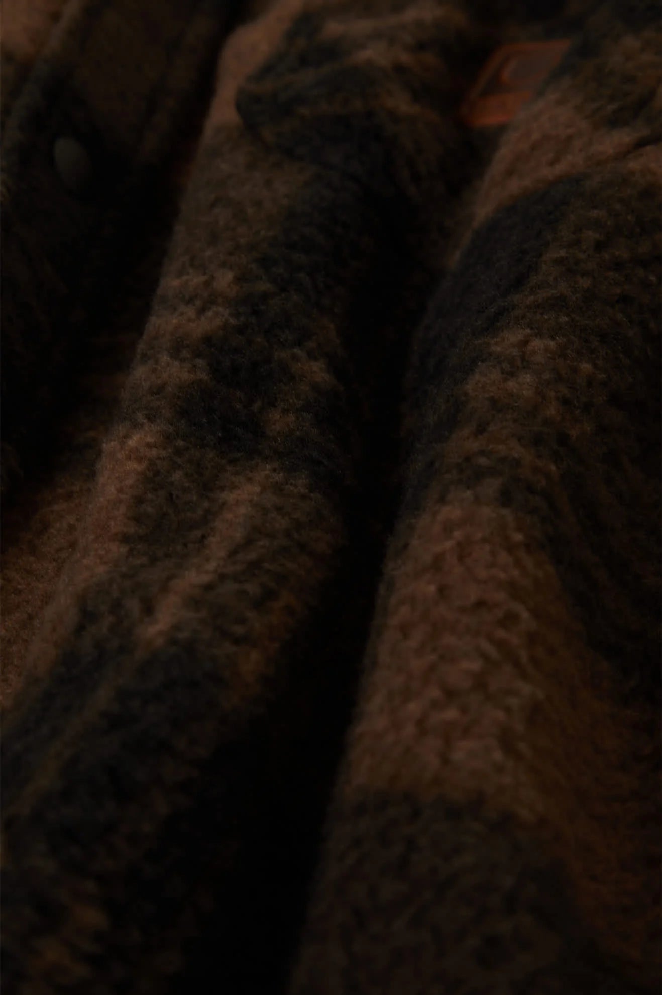Bowery WB Artic Stretch Fleece - Burro Brown / Plaid Black