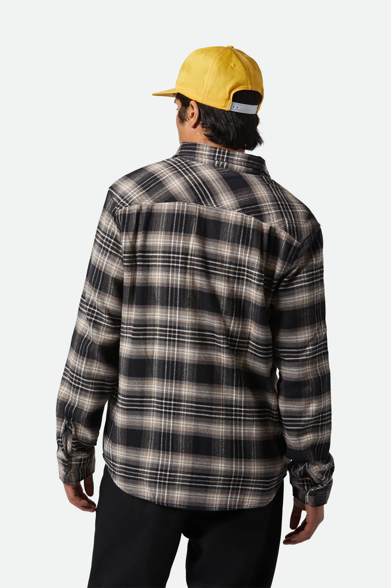Bowery L/S Flannel - Black, Charcoal and Beige