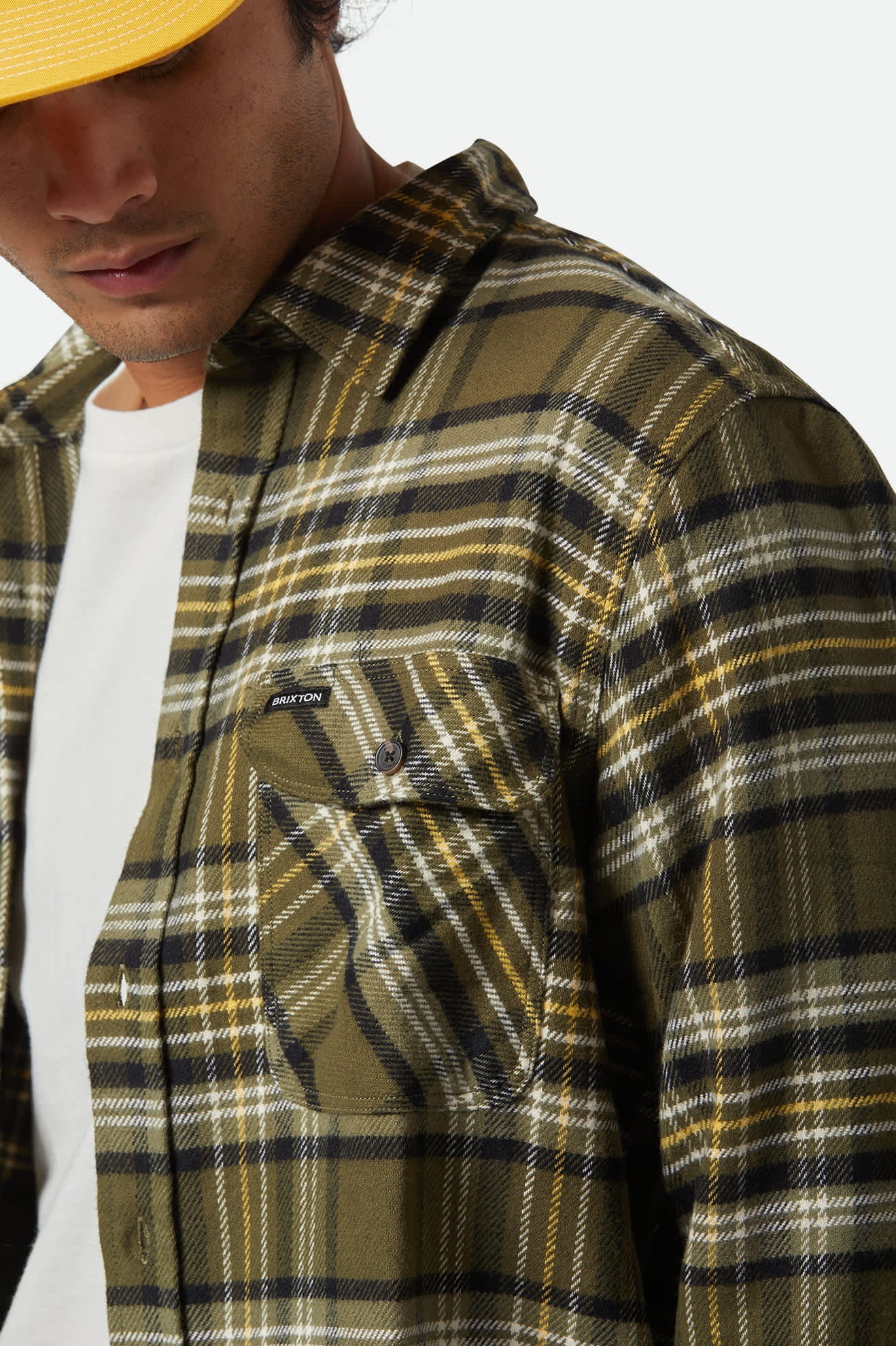 Bowery L/S Flannel - Ivy Green, Olive Surplus, and Black