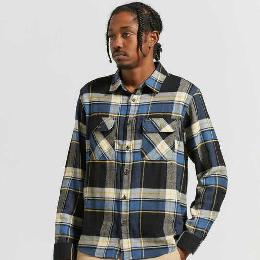Bowery L/S Flannel - Joe Blue Plaid
