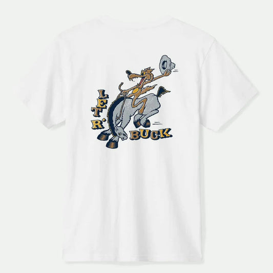 Buck Club S/S Standard T-Shirt - White
