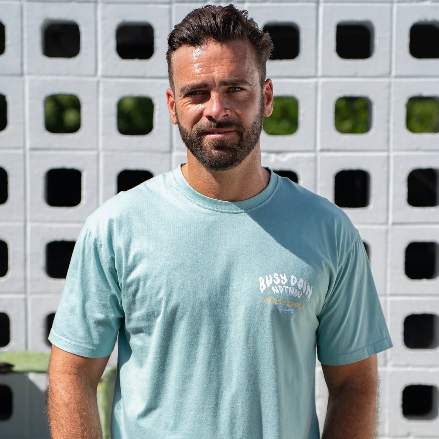 Busy Doin Nothin' Tee - Teal