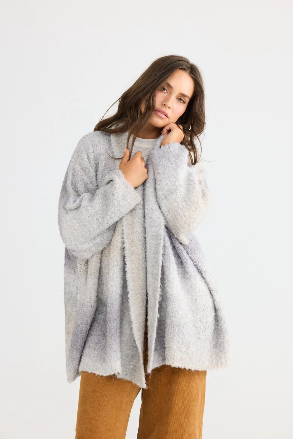 Amara Cardigan - Light Grey