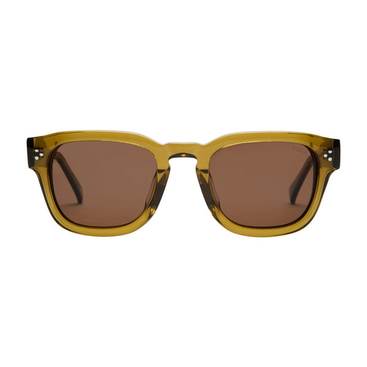 I-SEA Camden sunglasses, kelp frame with brown polarised lens
