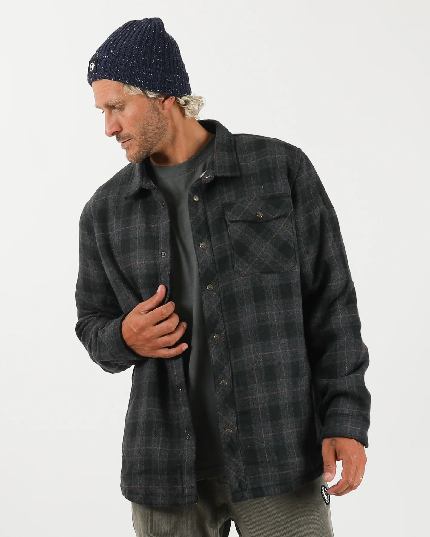 Canyon Sherpa Flannel - Charcoal
