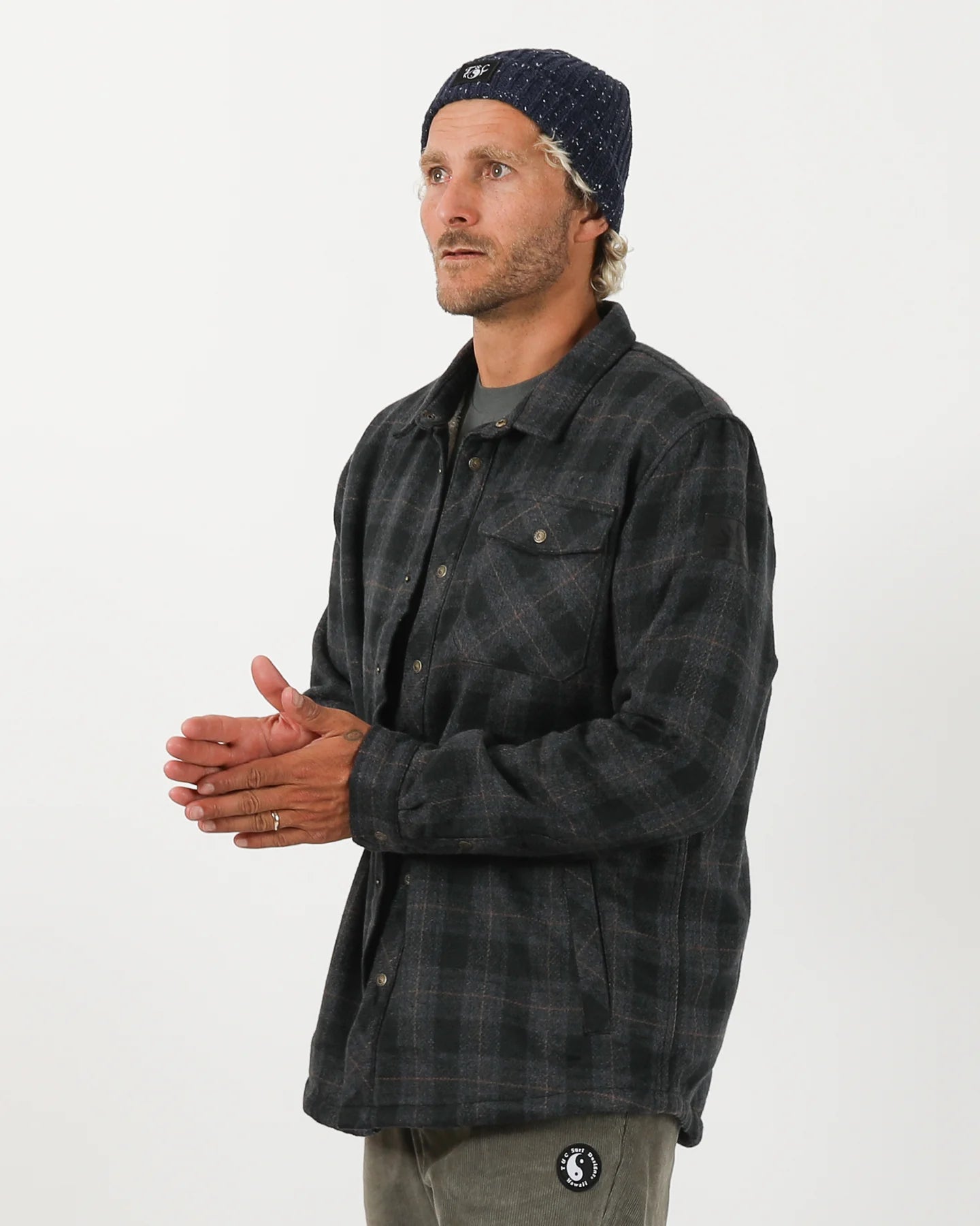 Canyon Sherpa Flannel - Charcoal