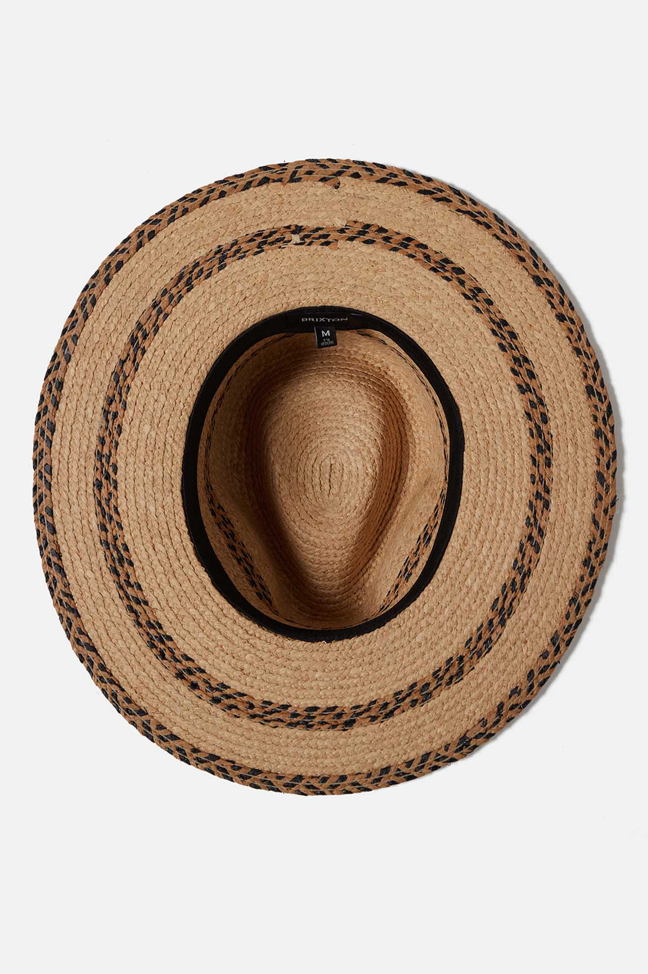 Cohen Cowboy Straw Hat - Tan / Black