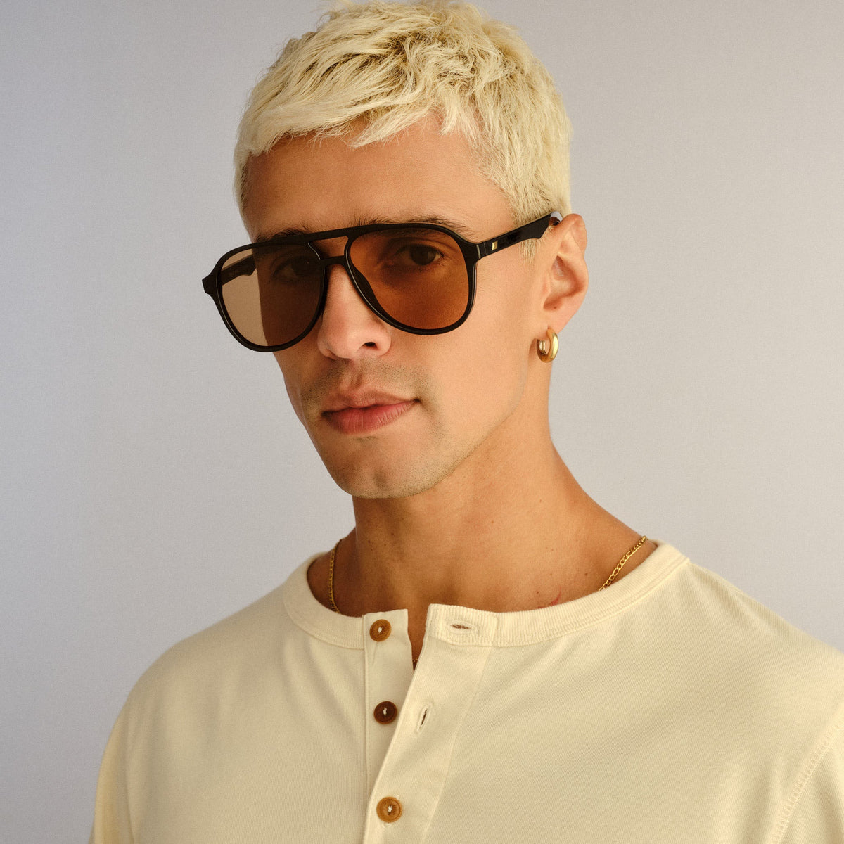 Tragic Magic Sunglasses - Black Tan Tint
