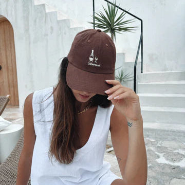 Champagne Cord Cap - Brown
