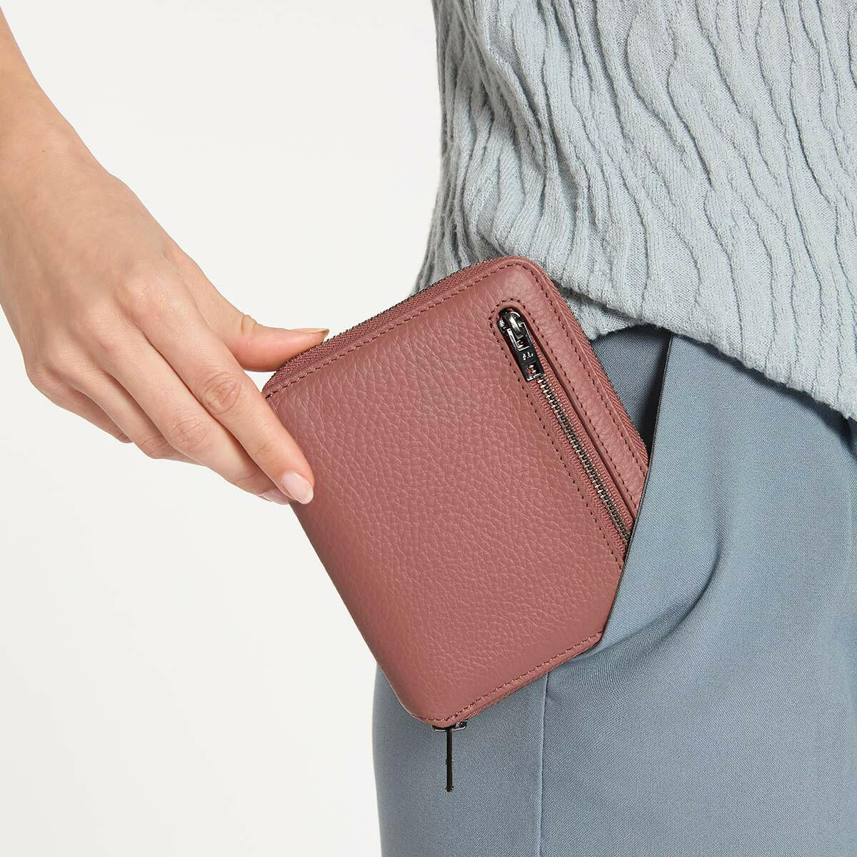 Change Always Comes Jewelry Case - Dusty Rose