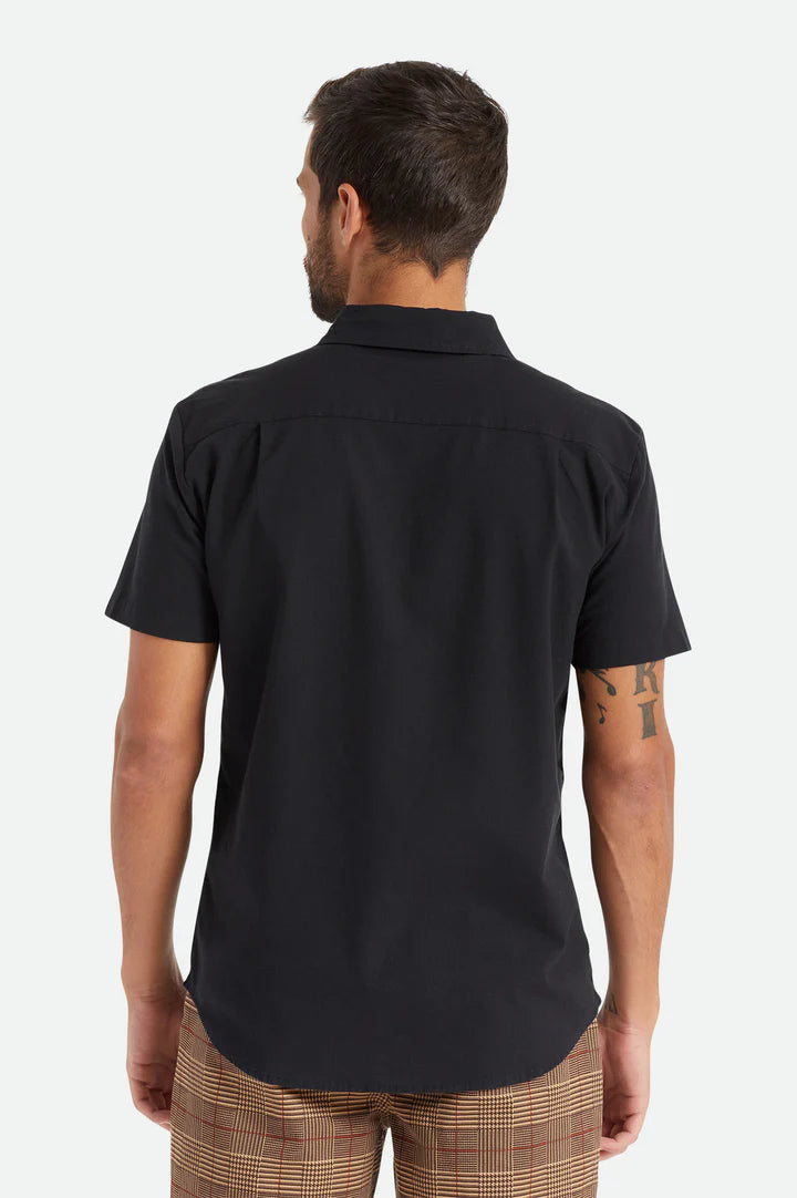 Charter Oxford S/S Woven Shirt- Black