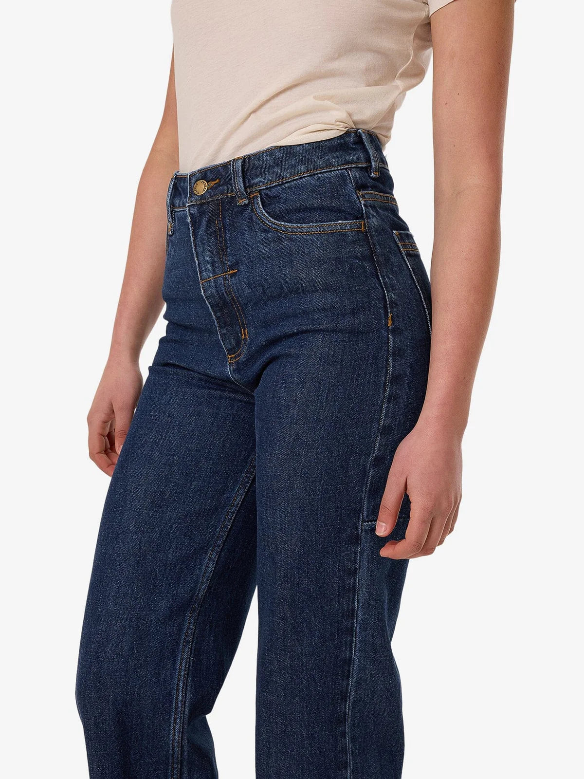 Cherry Stretch Jeans - Rinsed Ink
